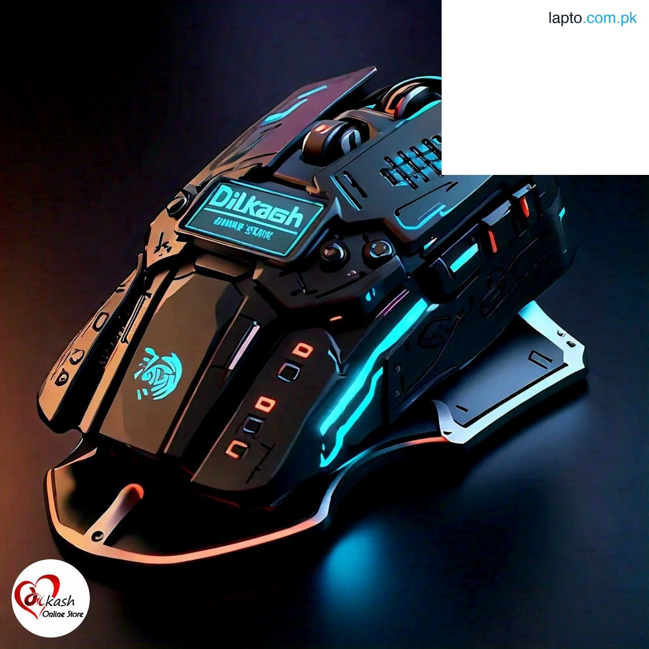 Gaming Mouse with LED Display Gaming Mouse with LED Programmable Display 10000 DPI Optical Sensor RGB Backlit & Macro Programming for PC Gamers Perfect for Office & Home Use
