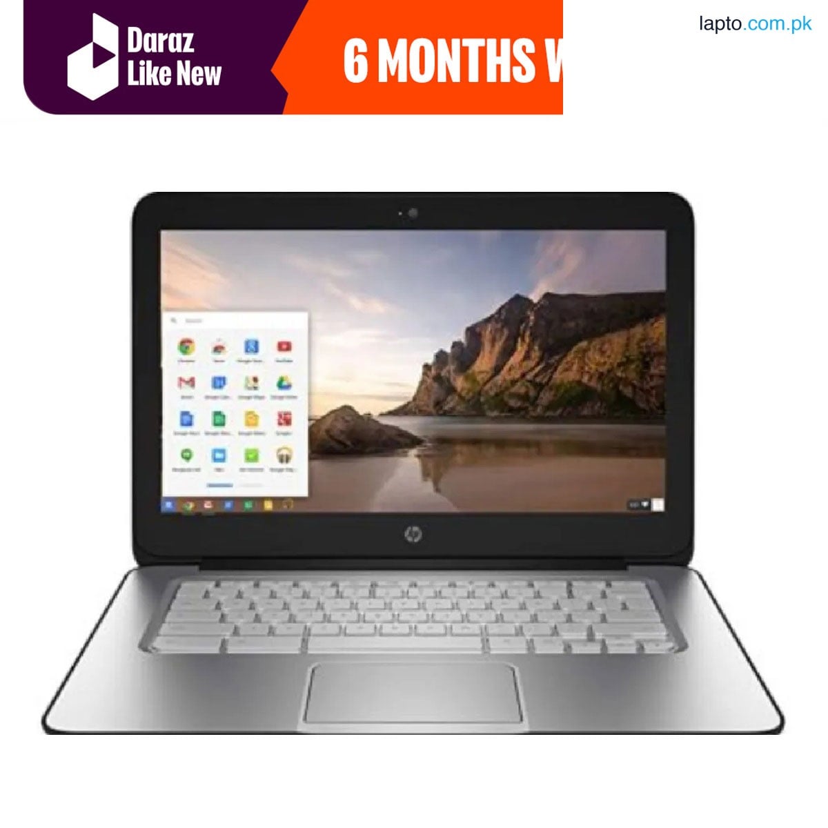 Daraz Like New Laptops - Hp Chromebook 14 - 4GB Ram - 16GB Rom - PlayStore Supported - 14 inch HD Display - Best Battery Backup - FREE LAPTOP BAG