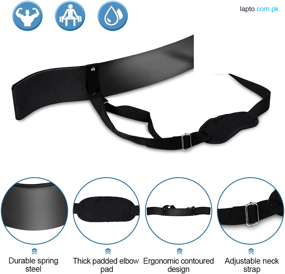 Pack of 1 Weight Lifting Arm Blaster for Biceps and Triceps, Heavy Duty Arm Biceps Workout Equipment, Isolator Gym, Muscle Builder with Adjustable Straps for Body Building