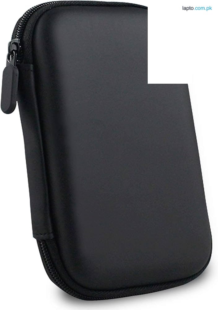 Portable Shock Proof HDD case 2.5 inch Cover Pouch Bag for USB External Hard Disk Compatible with Seagate/Toshiba/Western Digital/WD My Passport -Black Pouch