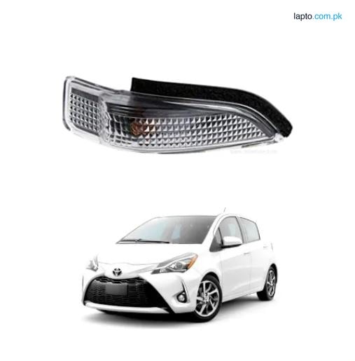 Toyota AQUA 2012-20 Side mirror indicator lights - Local - | Local Side Mirror Signal Lamp/Indicator light AQUA 2012-20 price LEFT or Right | Car Door Side Mirror AQUA - Vitz - Altis ,XLI, GLI 2015-2023 High Quality