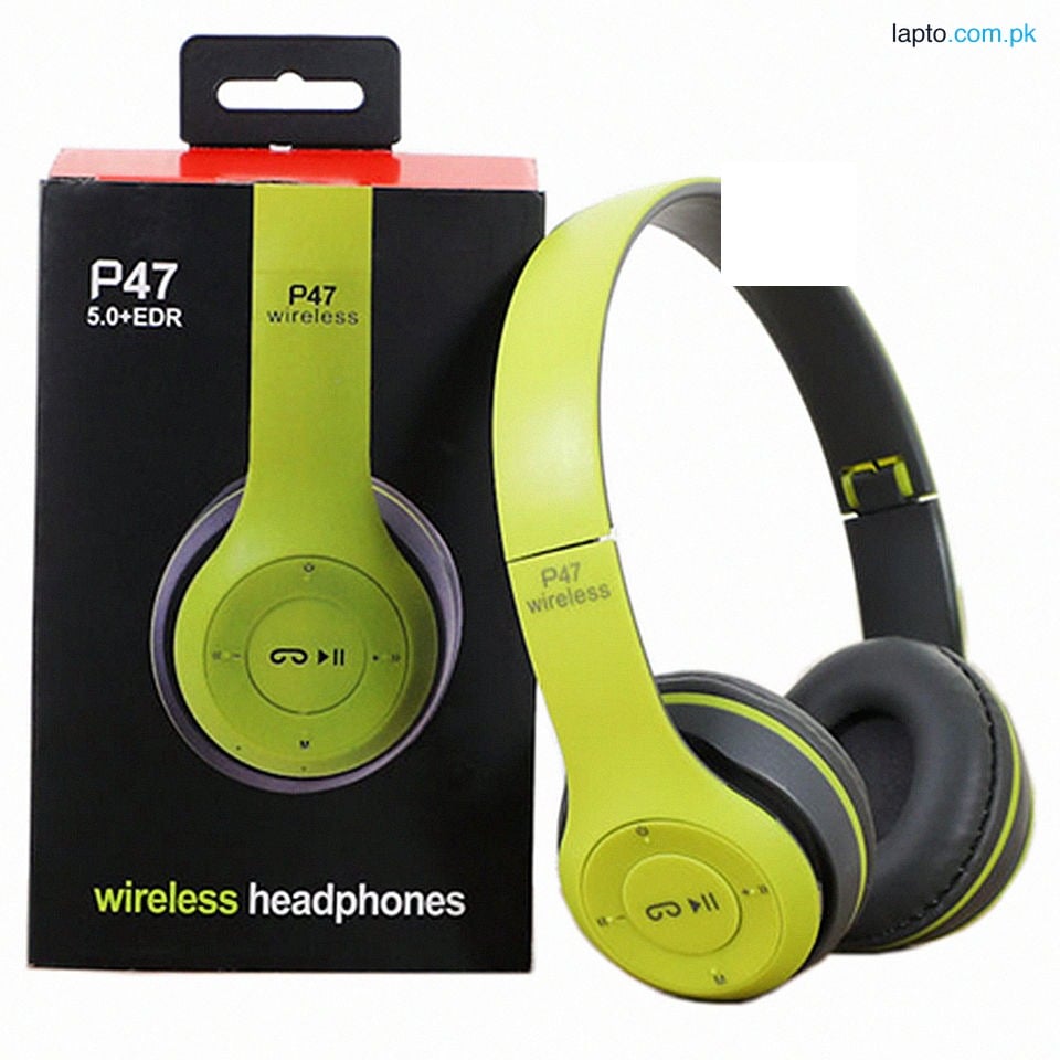 Original P47 Wireless Headphones | P47 Bluetooth Foldable Headset | P47 Wireless Gaming Headphones with Microphone