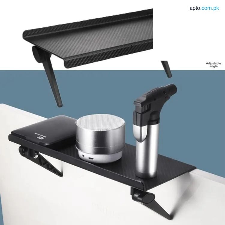 Home Office Storage Rack Adjustable TV Screen Top Shelf Holder Computer Monitor Desktop Screen Top Shelf Organizer Bracket