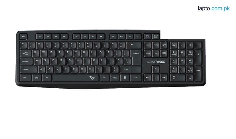 Alcatroz Silent Wired USB Keyboard KB1500