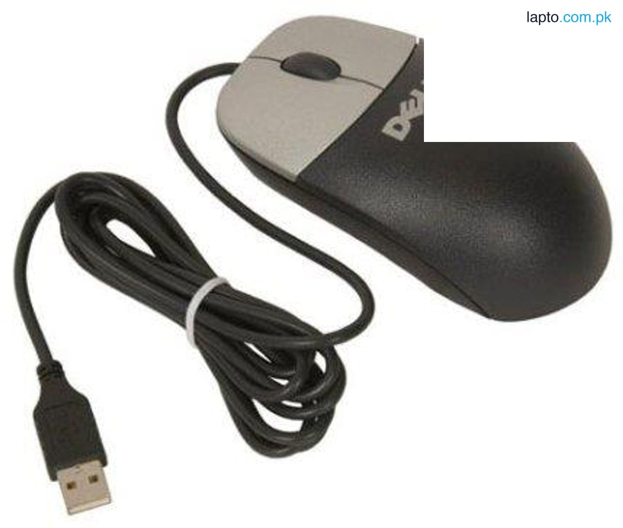 Dell Black Branded Wired Optical Scroll USB Mouse For Pc & Laptop MS-1001