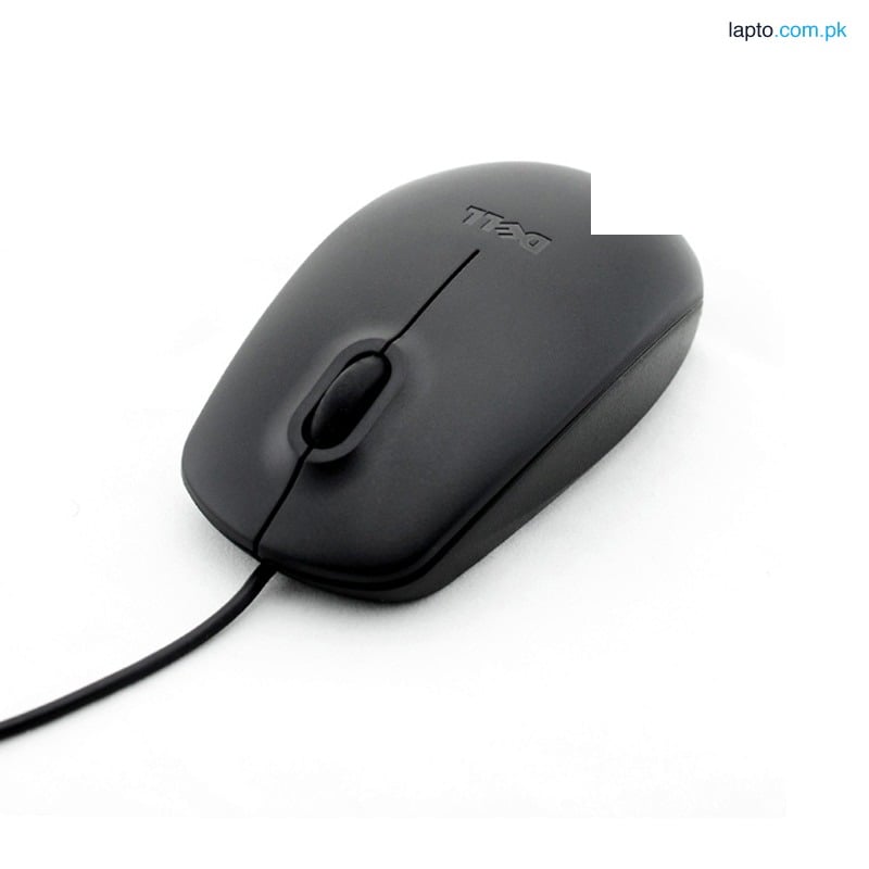 Dell Black Branded USB Scroll Optical 3 Button Mouse For Pc & Laptop MS-1004