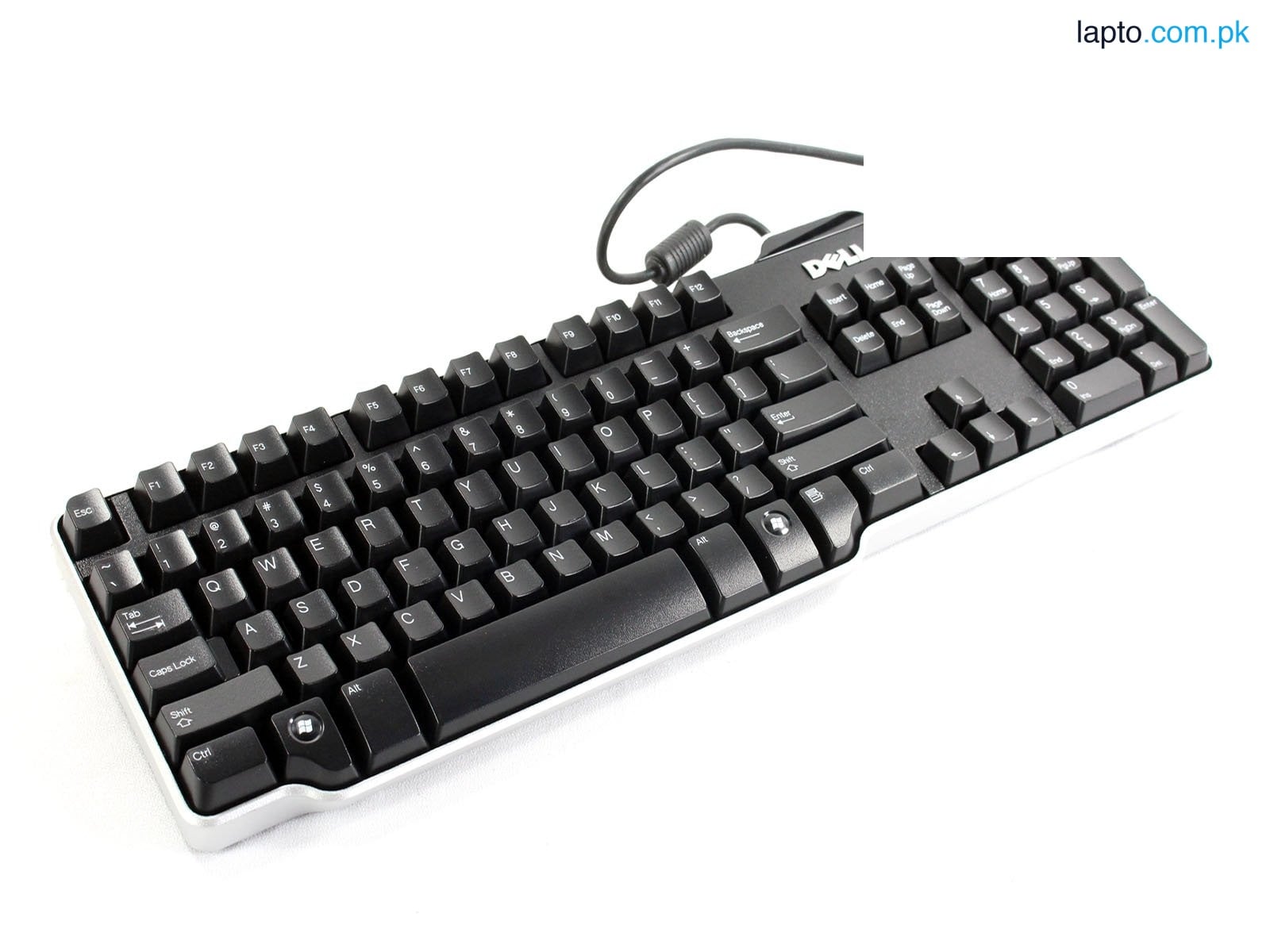 D-e-l-l- L100 Full-Size 204 Keys USB Keyboard Soft Smooth Keys for fast Typing (Wired).