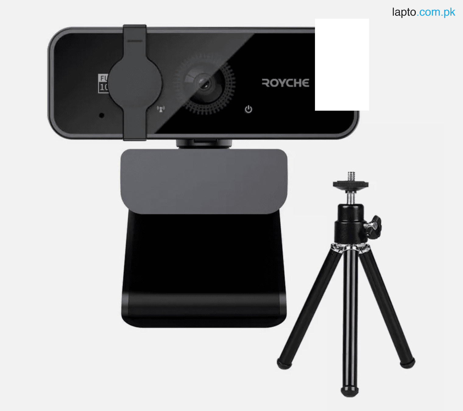 Royce FULL HD Microphone Built-in Web Camera RPC-20F + Tripod Set Webcam for PC, Full HD 1080P Webcam with Microphone, 105° Wide Angle Webcam for Streaming and Video Recording, Compatible with PC/Laptop Skype/Studio/Zoom/Facetime