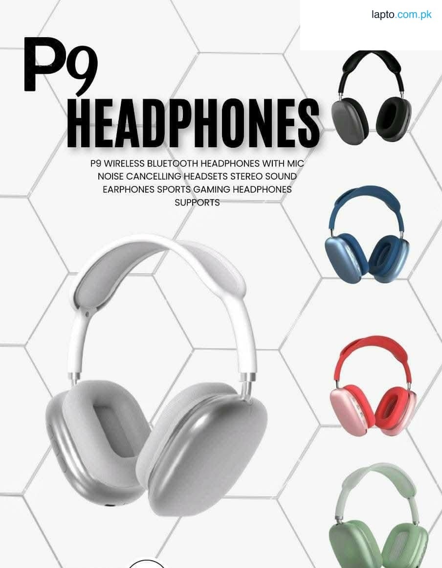 P9 Pro Max Wireless Bluetooth Headphones - Original Design with Superior Sound Quality, Bluetooth Connectivity, Noise Isolation, and Long Battery Life for Music and Calls