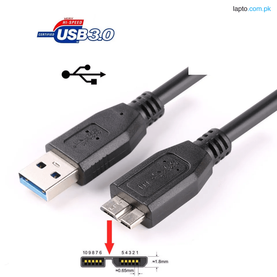 WD Hard Disk Usb 3.0 Branded cable