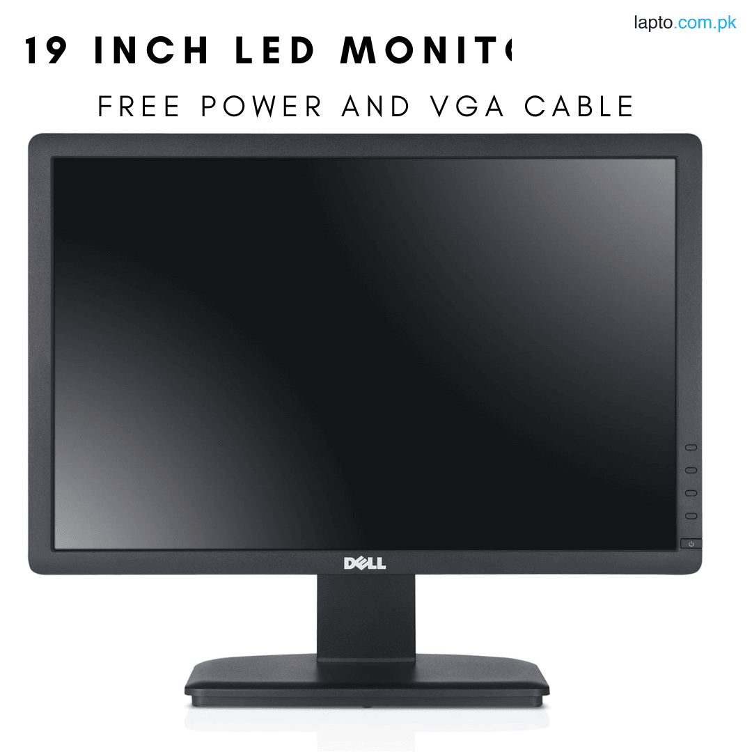 19 Inch | Led Monitor | 60 Hz Refresh rate | HD Resolution Resolution | Best For Gaming | DVI Input | VGA Input | Free Home Delivery
