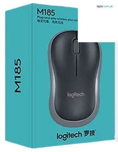 Logitech M185 Compact Wireless Gaming Mouse Comfortable High Definition Tracking USB Bluetooth Dongle for Laptop PC Computer Games Office Home & Work