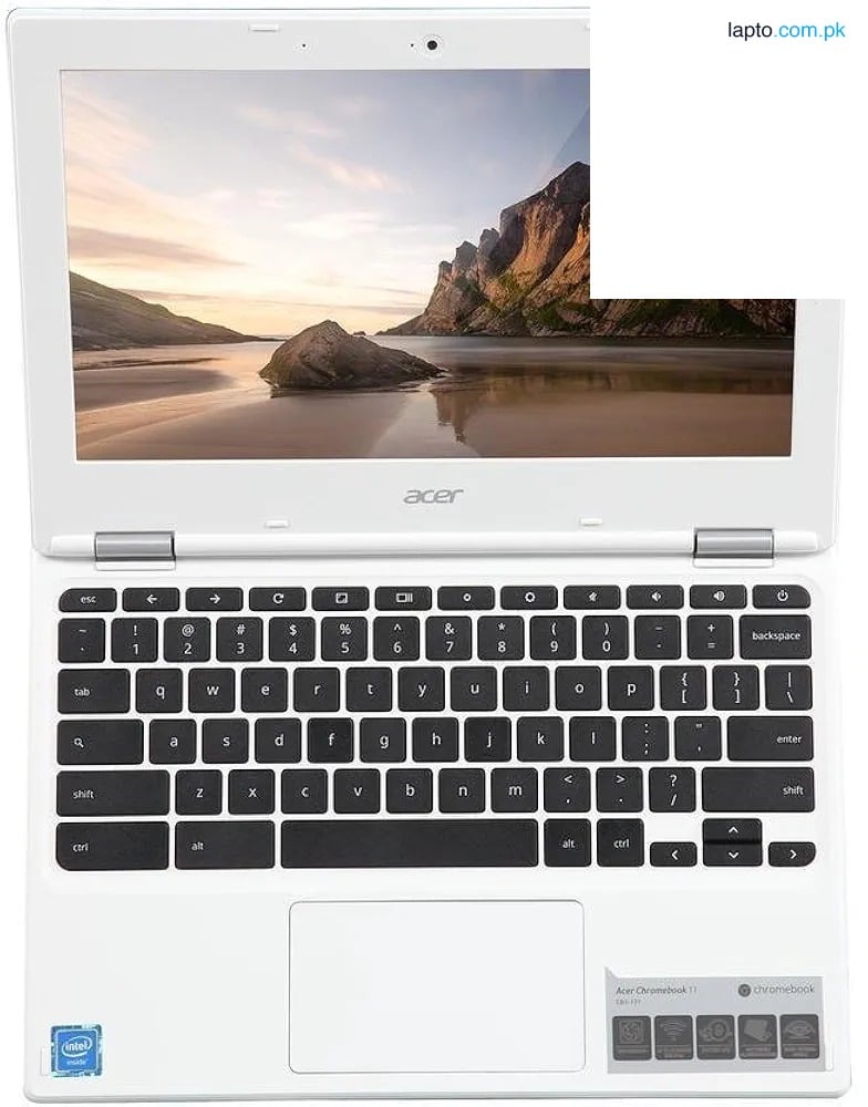 Acer NX.G85AA.003 Chromebook 11.6" Denim White CB3-131-C3KD Intel Celeron, 2GB, 16GB SSD