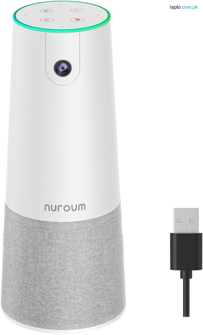 C20 HD Conference Webcam, 1080P Video Conference Camera with Mic and Speaker, All-in-1 Ultra Wide-Angle 100° Webcam with Microphone, 13ft Voice Pickup, AI Noise-Cancellation, USB Plug&Play