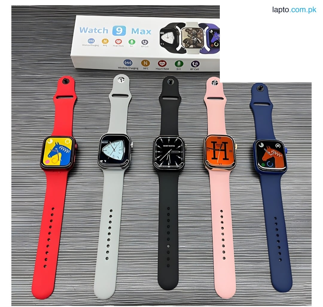 Watch 9 Max Smart watch Series 9 Fitness tracker Health monitor Bluetooth Calling And Many More Features