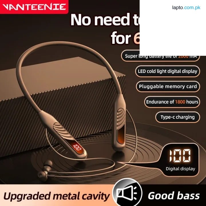 Wireless Bluetooth Earphones Headphones Outdoor Sports Headset 5.3 With Charging Bin Display Touch Control Earbuds for Muisc