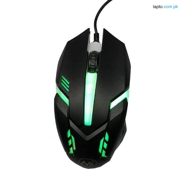RGB Gaming Mouse - USB Wired Optical Mouse with 7 Colors LED Breathing Effect - 1000 DPI Precision - For PC/Laptop - PATEL WALA