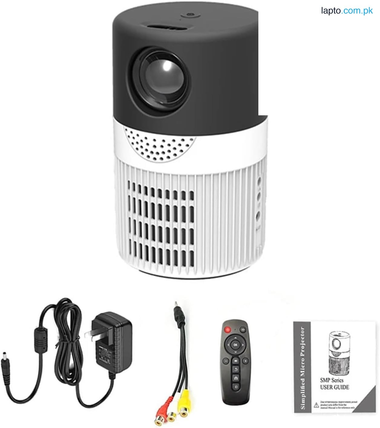 YT400 Mini LED Projector Mobilephone Video Projector Home Theater Movie Player Mini Smartphone Projector Portable Clear Projector(Black)