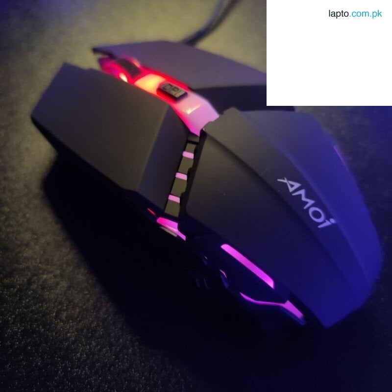 RGB Wired Gaming Mouse – 7 Color LED Backlit, 1600 DPI Optical Sensor, Ergonomic Design, Lightweight for PC, Laptop, Desktop, Office & Gaming