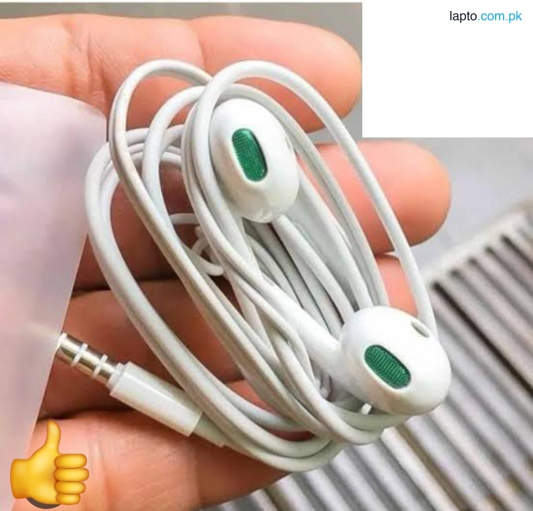 Green Net OPPO Orignal 100% Orignal High Base Sound Handfree For Android & IOS