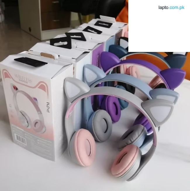 Cat Headphones for Girls | P47M Bluetooth Wireless Headphone for Mobile PC & Laptop