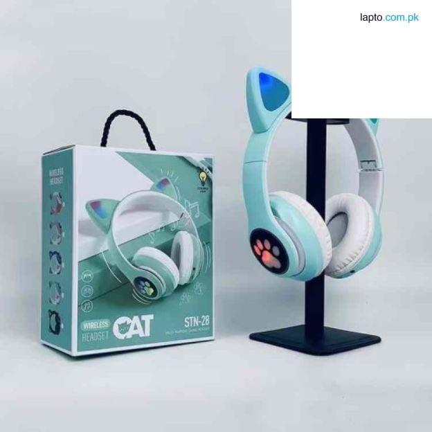 New Wireless Girls Cat Headphone Model STN28 Best Bluetooth 5.0 Stereo Connectivity Headset