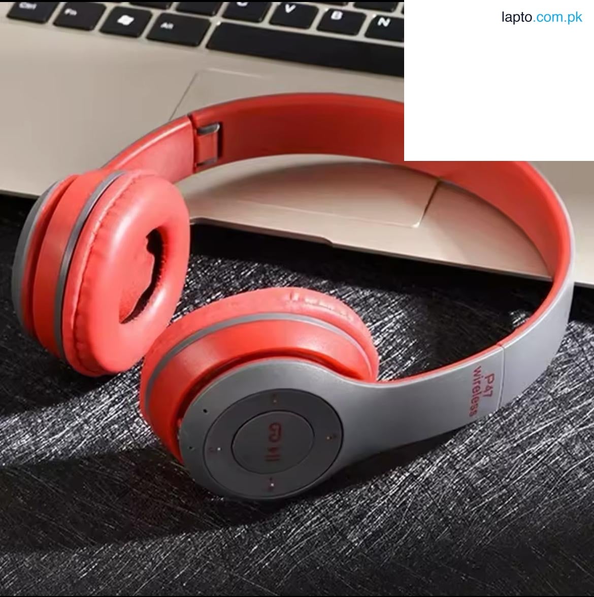 Xperta P47 Wireless Bluetooth Headphones Over-Ear with Mic | Foldable Stereo Headset with Bass for Music, Gaming & Calling | Compatible with Android, iPhone, Laptop & All Devices