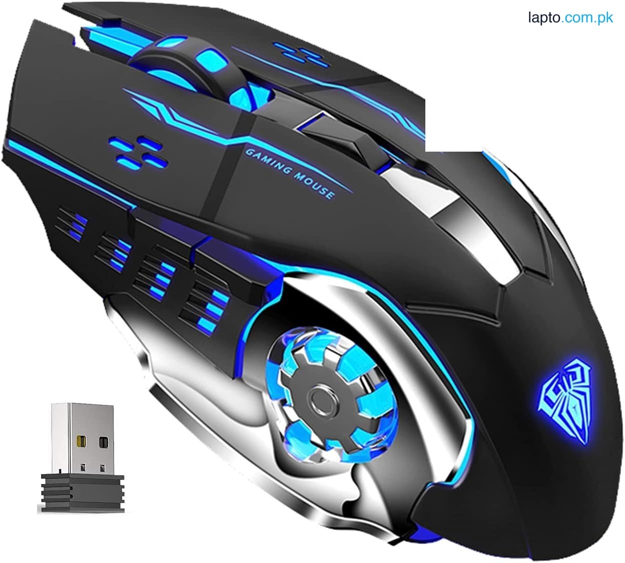 Mouse wireless silent click 7 button RGB 2.4GHz & bluetooth wireless rgb mouse 2400 dpi rechargeable wireless mouse