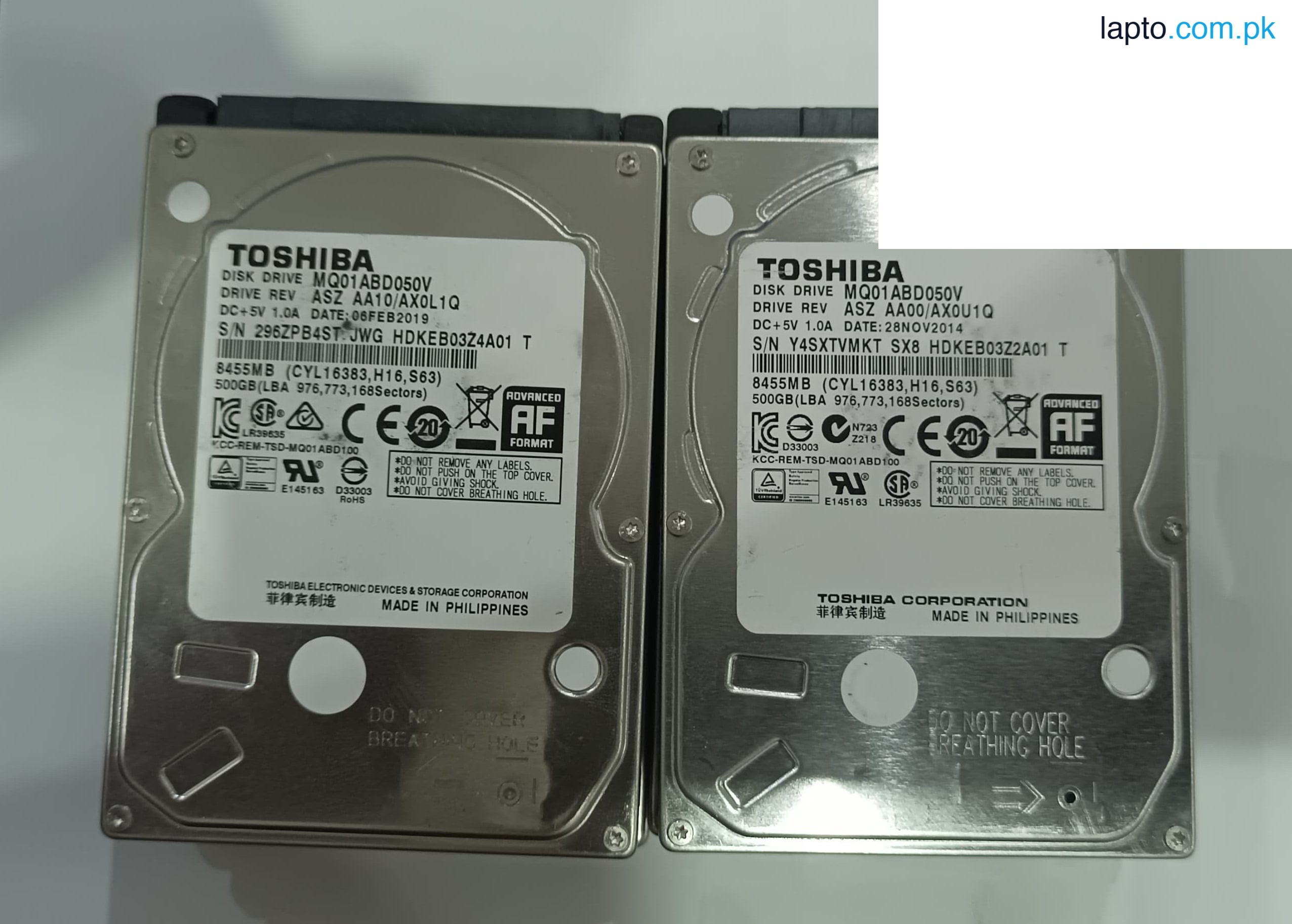 500GB HDD for Laptop – 100% Health – Fully Tested – Reliable Performance