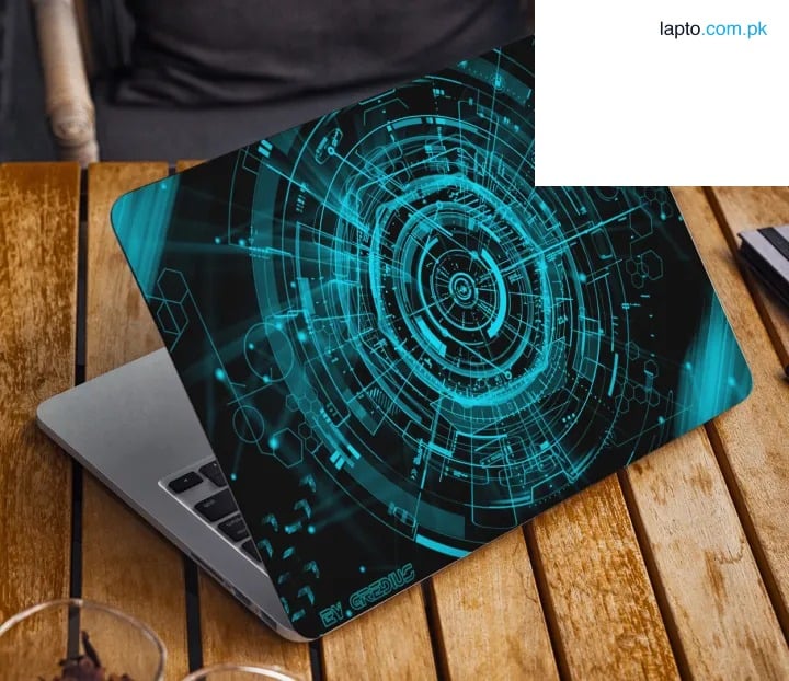 blue matrix laptop back vinyl skin sticker 12 13 14 15 15.6 inch size for all laptop skin sticker