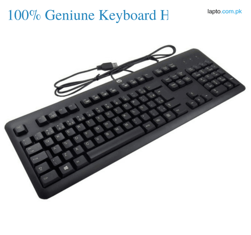 Keyboard (wired) for pc & laptop 100% orignal HP & DELL USB Slim Business Keyboard