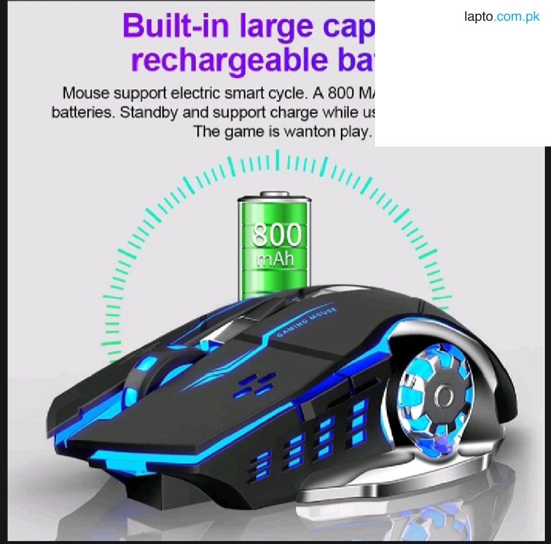 wireless high quality imported mouse with charging rgb lights