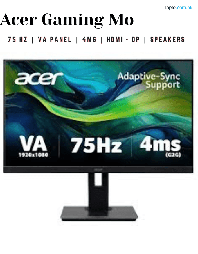 Acer B227Q 22" UsedFull HD IPS Business Monitor – 1920x1080 Resolution, 75Hz Refresh Rate, Frameless ZeroFrame Design, Height Adjustable Ergonomic Stand, Pivot/Swivel/Tilt, Built-in Speakers, VGA + HDMI + DisplayPort, VESA Mountable