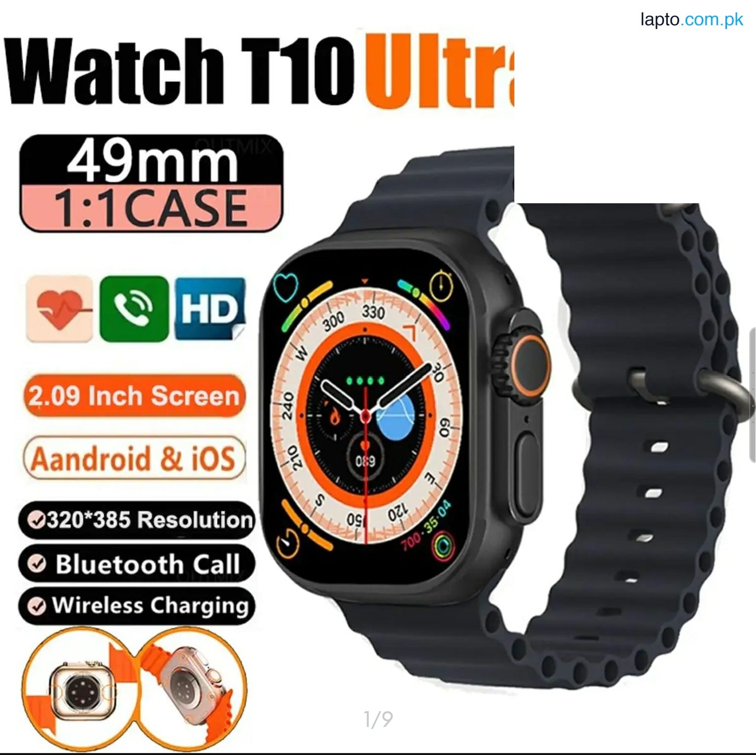 T10 Ultra Smart Watch | Ultra Design | Fitness Tracker | Heart Rate Monitor | Bluetooth Calling | Stylish Outdoor Sports Watch . T10 Ultra SmartWatch, Round Dial Smartwatch, Bluetooth Calling Watch, Rugged Smartwatch for Men, Sports Smart Watch