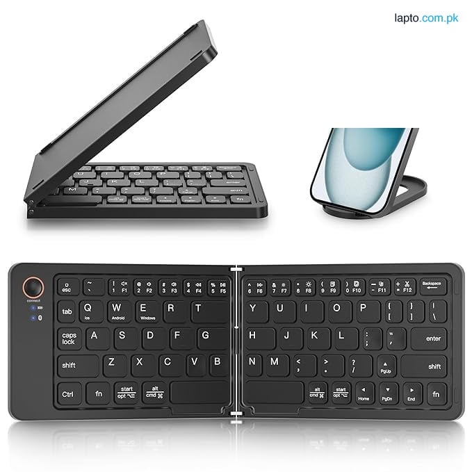 Wireless Bluetooth Keyboard Rechargeable Foldable Keyboard Mouse Combos RGB Mechanical Options 2.4GHz Wireless Numpad Laptop PC Compatible Phone Tablet Slot Gaming Office Use Sleek Design High Copy Premium Wireless Keyboard Mouse Combo Portable
