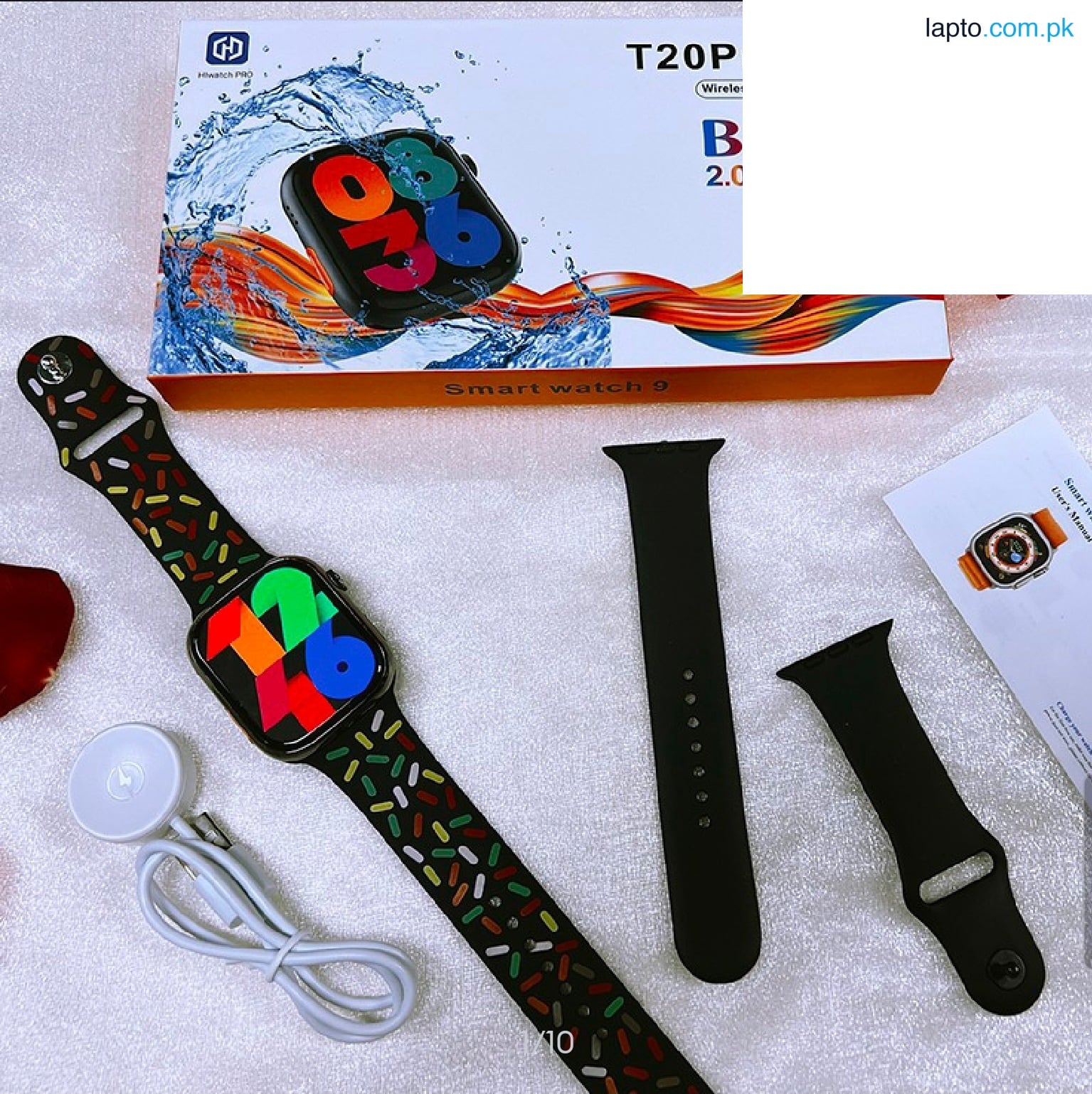 T20 Pro Max Smart Watch Series 10 Latest Smartwatch Sports and Health Monitoring Music Bluetooth Call Wireless Charging Smart Watch for Men Women smart watche