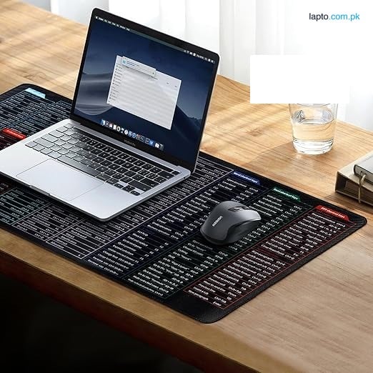 Large Shortcut Key Mat for Desktop – Non-Slip Study Table Mat with Quick Reference for Common Keyboard Commands