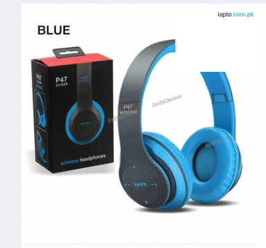 Wireless Headphones, P47 Bluetooth Foldable Headset with Microphone Support FM Radio TF for PC TV Smart Phones & Tablets Etc