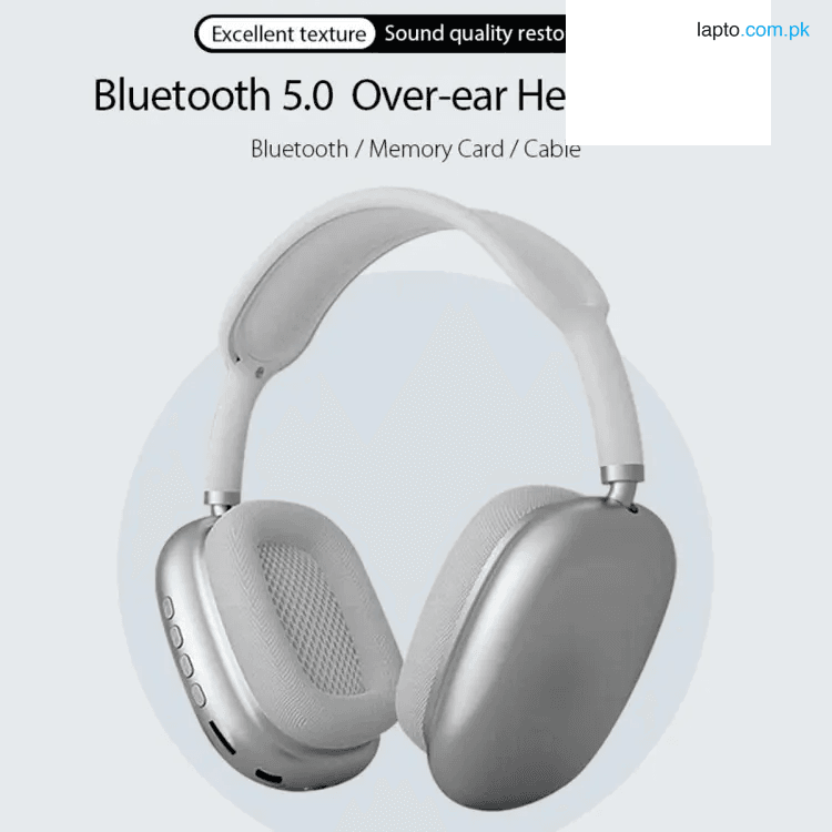 P9 Wireless Bluetooth Headphones With Mic Noise Cancelling Headsets Stereo Sound Earphones Sports Gaming Headphones- P9 Noise Cancellation Headsets