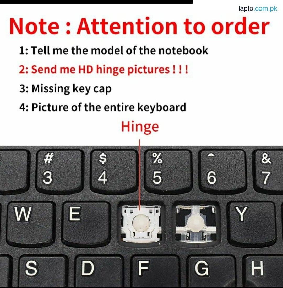 Laptop KeyBoard Hinges (Scissor Clips) Hanger Keycap Holder Laptop Hinge Replacement