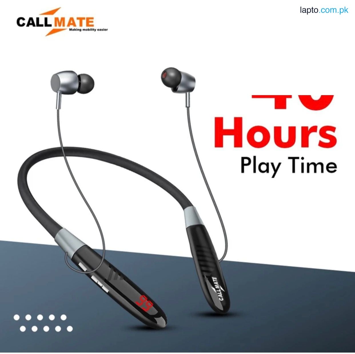 Wireless Bluetooth Neckband sd card ubon - XD-N52 Built-in Mic, 2 Earbuds Included, 60H Play Time, 400H Standby Time, 500mAh Battery, 1.5 Hours Charging Time, Bluetooth v5.1 - Hot Deal!