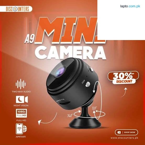 Mini Wi-Fi HD Security Camera with Motion Detection & Night Vision – Easy Installation, 1080p, Wide Angle, Long Standby
