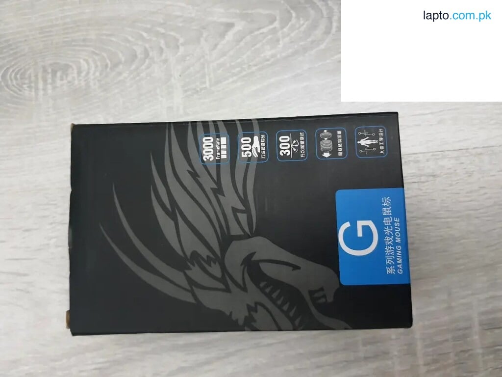 300 FPS Gaming Mouse with Dragon Logo – High Frame Rate – Wired Gaming Mouse for PC & Laptop