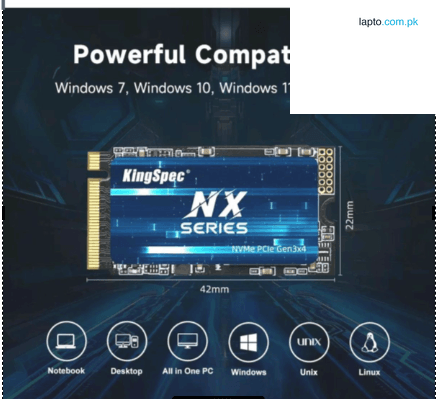 KingSpec M.2 NVMe PCIe 3.0 X4 (256 GB SSD) M.2 2242 PCIe Hard Drive Disk Internal Solid State Drive for Laptop