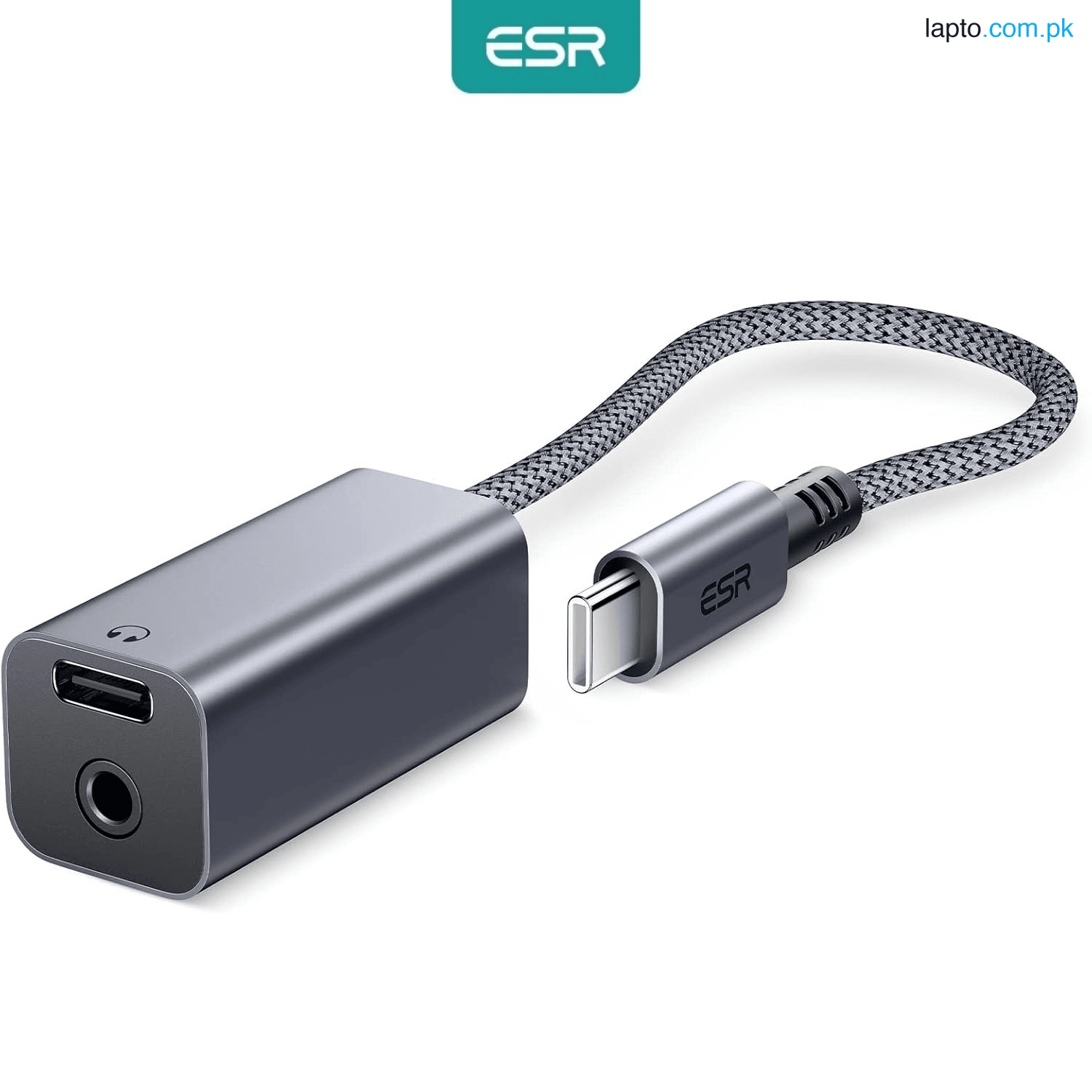 New - ESR USB Type-C to 3.5mm 2 in 1 Headphone Adapter