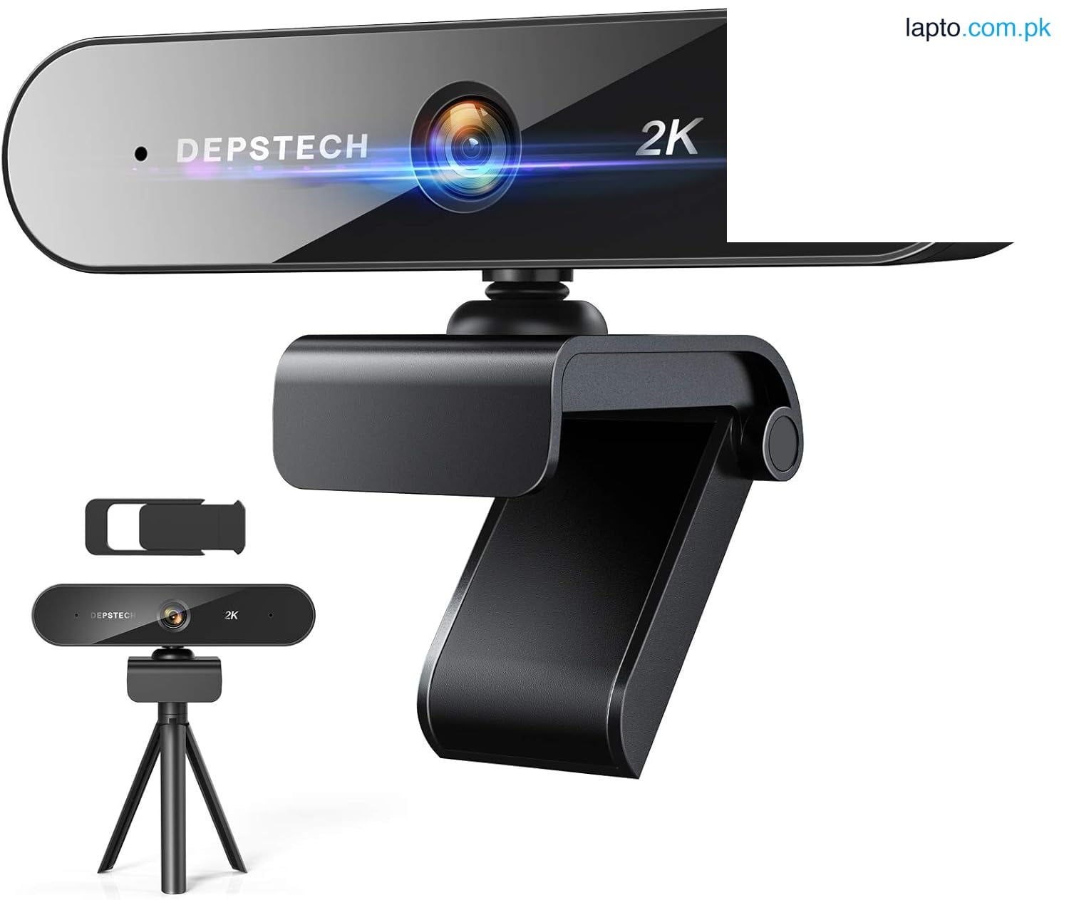 Webcam for PC, DEPSTECH 2K QHD USB Web Camera with Auto Light Correction and Dual Mics, PC Webcam Computer Camera for Laptop Video Conferencing, Teaching, Streaming, and Gaming