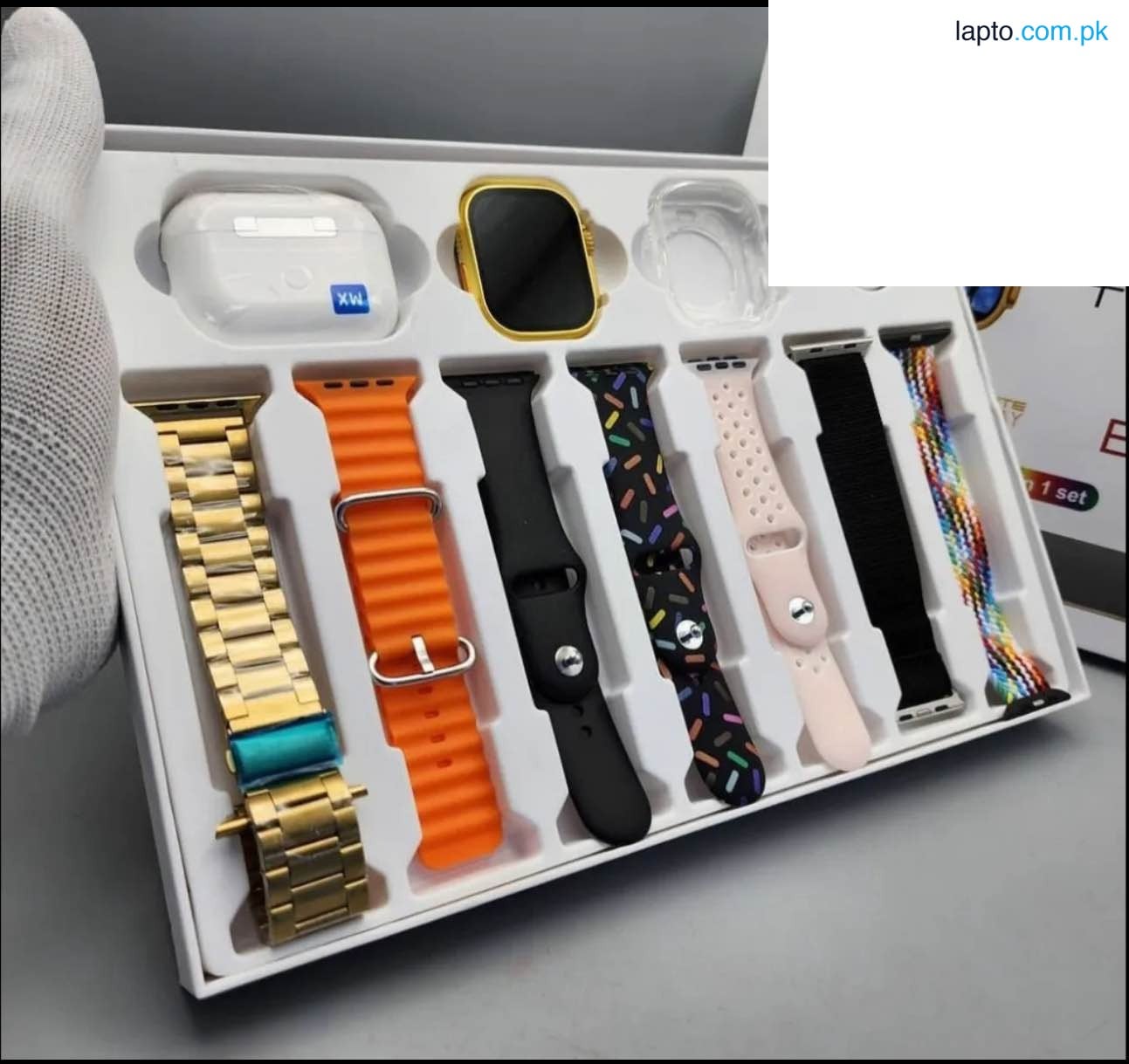 I20 Ultra Smart watch With Airpods Fitness tracker Health monitor Bluetooth Calling % Original Smart Watch