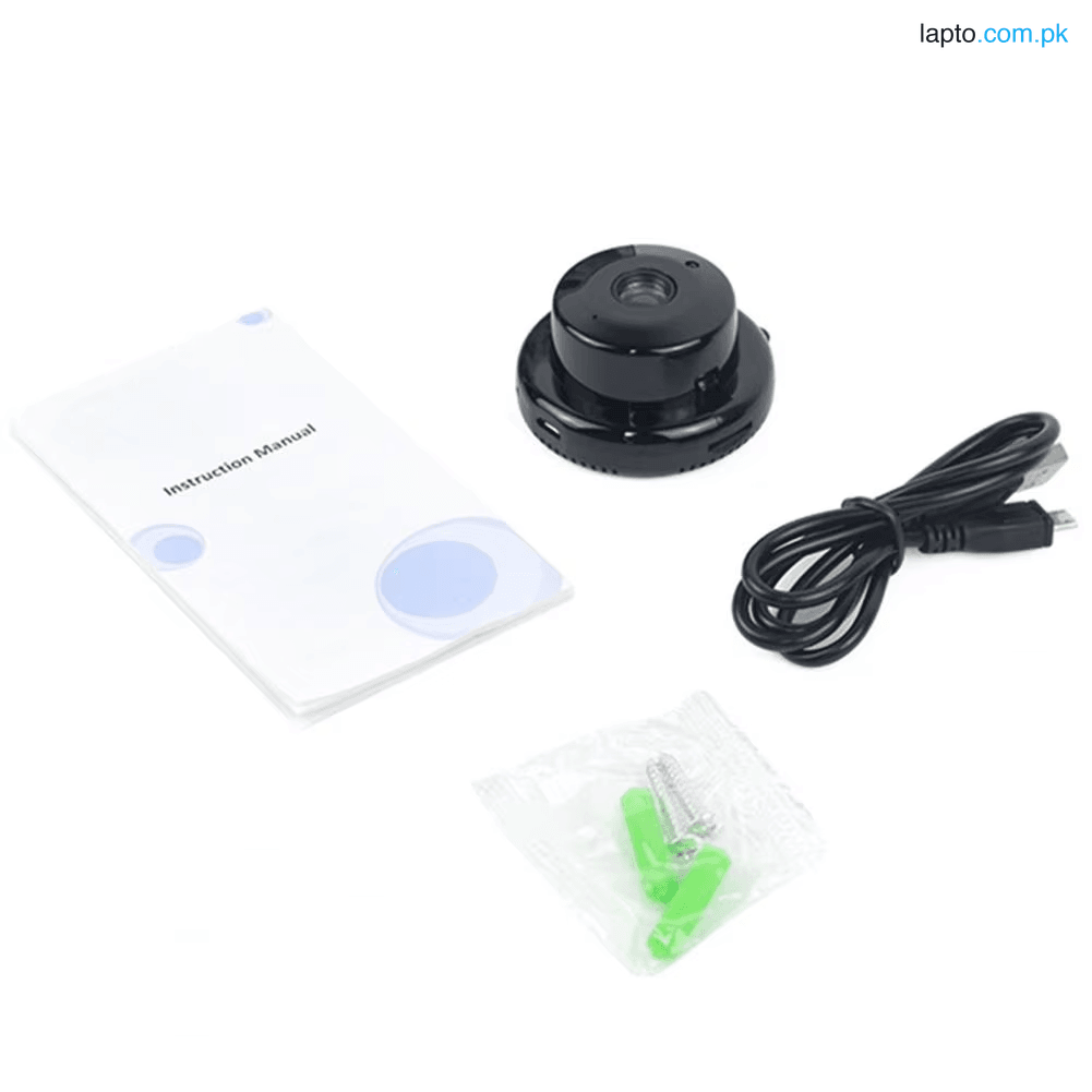 V380 Wireless WiFi IP Camera Small Camera Hook System 360 Degree CCTV Camera a Wireless Mini CC Camera IP Webcam HD 1080P || Smart User Friendly Home Phone App OEM Camera Baby Monitor || Portable Motion Detection 1080P Night Vision USB Surveillance Camera