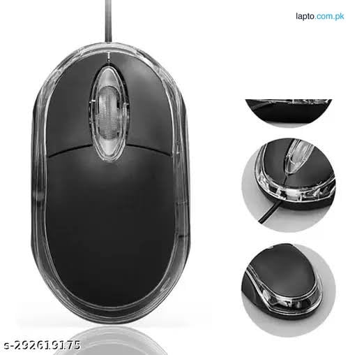 New Black USB Wired Optical Light Scroll Wheel Mice Mouse for PC Laptop Desktop