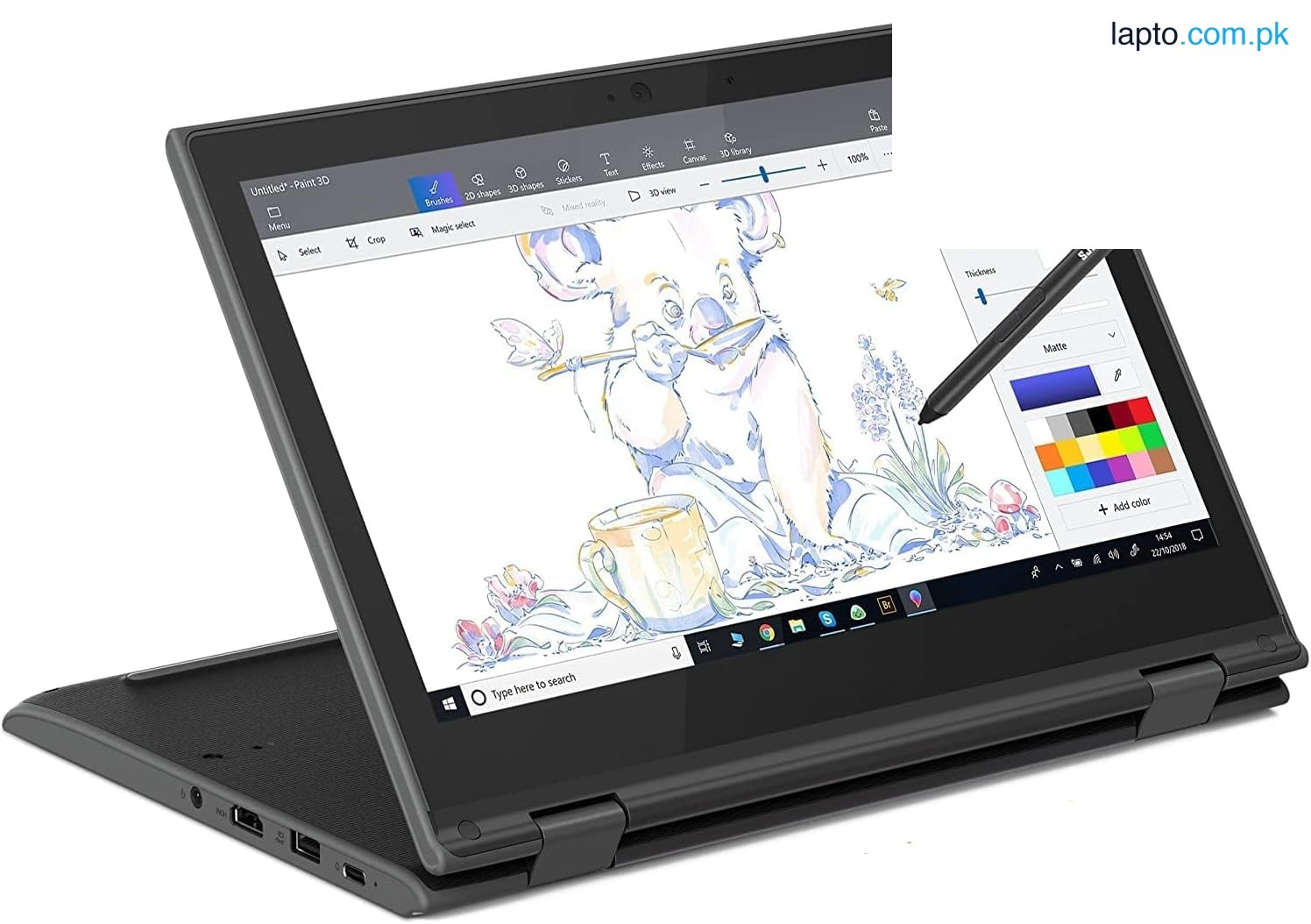 Lenovo Chromebook 300e/500e - X360 2-in-1 - (FREE STYLUS PEN GIFT) - Touch Laptop and Tab - 4GB Ram - 32GB Storage - Touch x 360° Rotatable - Type C Charger - Auto Update 2027/2029